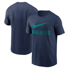 Seattle Mariners Swoosh T-Shirt Navy