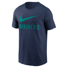 Seattle Mariners Swoosh T-Shirt Navy
