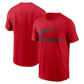 Cleveland Guardians Swoosh T-Shirt Red