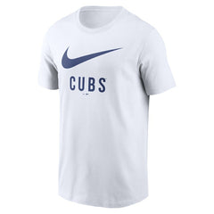 Chicago Cubs Swoosh T-Shirt White