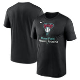 Arizona Diamondbacks Stadium Legend Performance T-Shirt Black