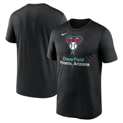 Arizona Diamondbacks Stadium Legend Performance T-Shirt Black