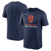 Detroit Tigers Stadium Legend Performance T-Shirt Navy