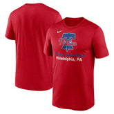 Philadelphia Phillies Stadium Legend Performance T-Shirt Red