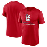 St. Louis Cardinals Stadium Legend Performance T-Shirt Red