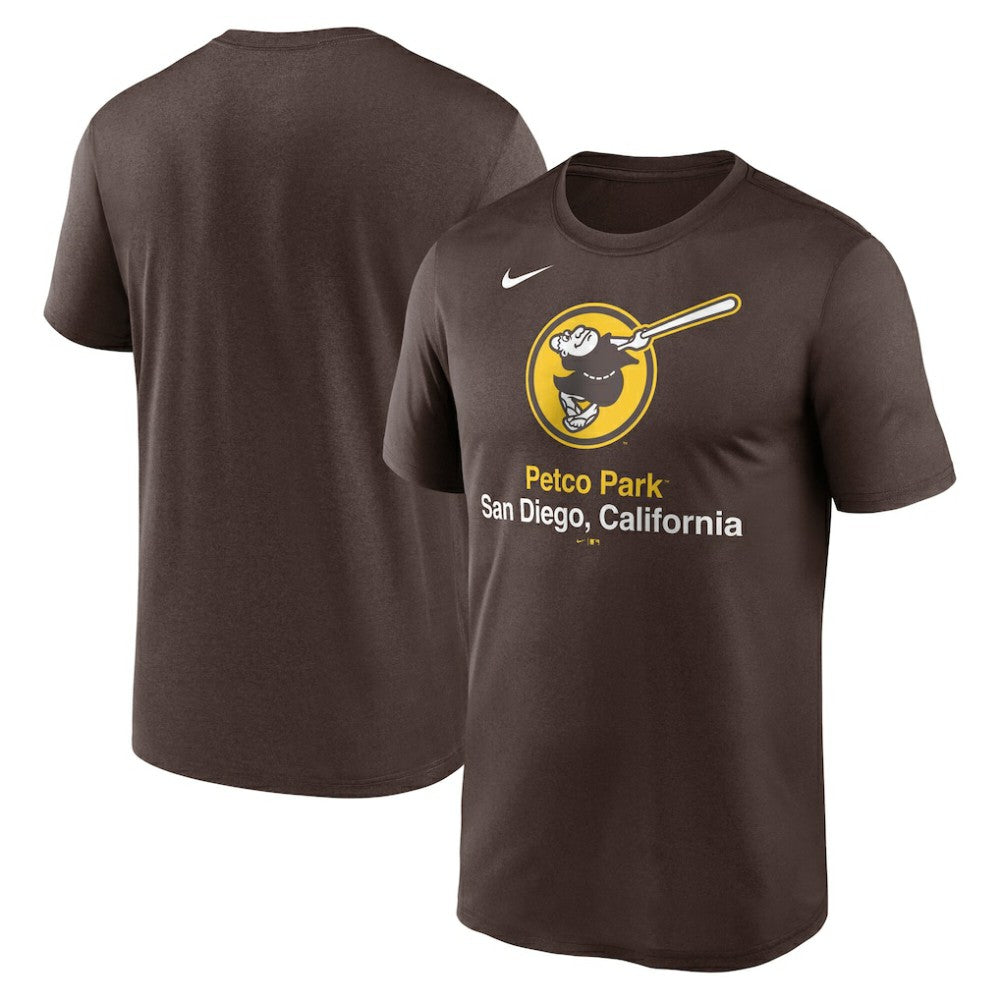 San Diego Padres Stadium Legend Performance T-Shirt Brown
