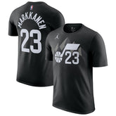 Lauri Markkanen Utah Jazz Jordan Brand Statement Edition Name & Number T-Shirt - Black shop