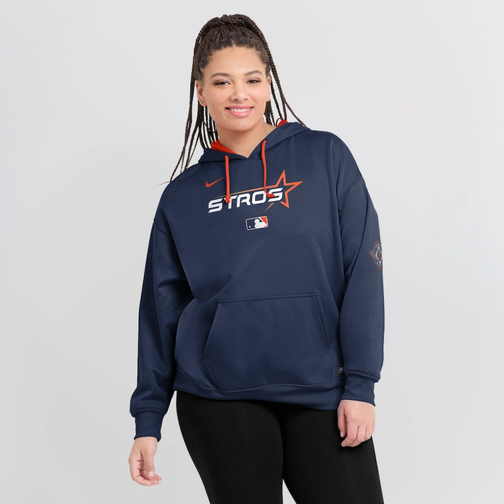 Houston Astros Women's 2025 City Connect Authentic Collection Therma-FIT Hoodie Navy