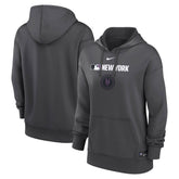 New York Mets Women's City Connect Authentic Collection Therma-FIT Hoodie Anthracite