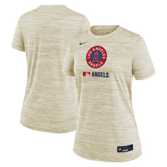 Los Angeles Angels Women's Authentic Collection City Connect Velocity Dri-FIT T-Shirt Natural