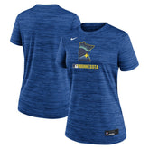 Minnesota Twins Women's Authentic Collection City Connect Velocity Dri-FIT T-Shirt Royal