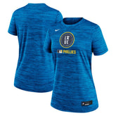 Philadelphia Phillies Women's Authentic Collection City Connect Velocity Dri-FIT T-Shirt Royal