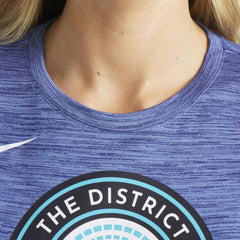 Washington Nationals Women's 2025 City Connect Authentic Collection Velocity Dri-FIT T-Shirt Gray
