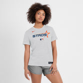 Houston Astros Women's 2025 City Connect Authentic Collection Velocity Dri-FIT T-Shirt White