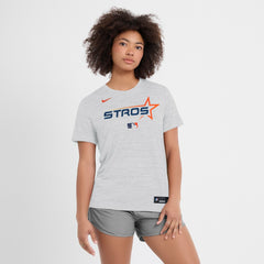 Houston Astros Women's 2025 City Connect Authentic Collection Velocity Dri-FIT T-Shirt White