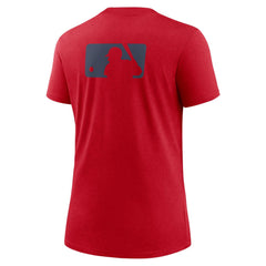 Los Angeles Angels Women's Authentic Collection Early Work Tri-Blend T-Shirt Red