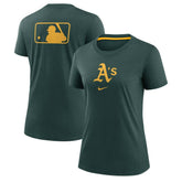 Athletics Women's Authentic Collection Early Work Tri-Blend T-Shirt Green