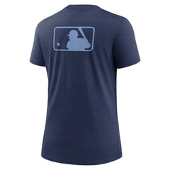 Tampa Bay Rays Women's Authentic Collection Early Work Tri-Blend T-Shirt Navy