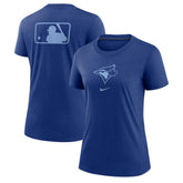 Toronto Blue Jays Women's Authentic Collection Early Work Tri-Blend T-Shirt Royal