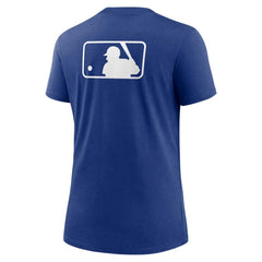 Chicago Cubs Women's Authentic Collection Early Work Tri-Blend T-Shirt Royal