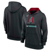 Arizona Diamondbacks Women's Authentic Collection Therma-FIT Hoodie Black