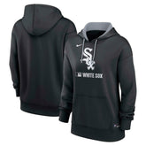 Chicago White Sox Women's Authentic Collection Therma-FIT Hoodie Black