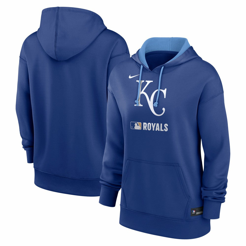 Kansas City Royals Women's Authentic Collection Therma-FIT Hoodie Royal