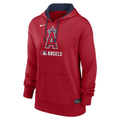 Los Angeles Angels Women's Authentic Collection Therma-FIT Hoodie Red
