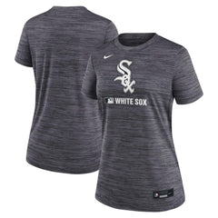 Chicago White Sox Women's Authentic Collection Velocity Dri-FIT T-Shirt Black