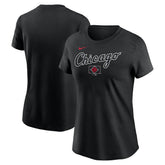 Chicago White Sox Women's 2025 City Connect Wordmark T-Shirt Black
