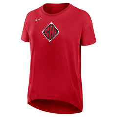Chicago White Sox Women's 2025 City Connect Flowy Fashion Tri-Blend Dri-FIT T-Shirt Red