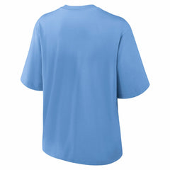 Milwaukee Brewers Women's City Connect Logo Boxy T-Shirt Light Blue
