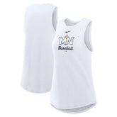 Minnesota Twins Women's City Connect Tricode High Neck Dri-FIT Tank Top White