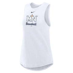 Minnesota Twins Women's City Connect Tricode High Neck Dri-FIT Tank Top White