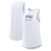 Colorado Rockies Women's City Connect Tricode High Neck Dri-FIT Tank Top White
