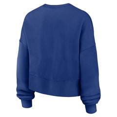 Philadelphia Phillies Women's Oversized High Hip Pullover Sweatshirt Royal