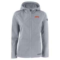 Pittsburgh Pirates Cutter & Buck Women's Evoke Eco Softshell Recycled Full-Zip Jacket Gray