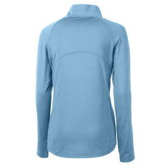 Baltimore Orioles Cutter & Buck Women's DryTec Adapt Eco Knit Stretch Recycled Raglan Half-Zip Top Powder Blue