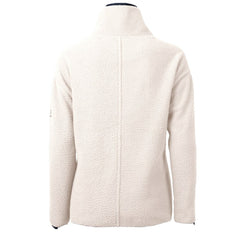 Detroit Tigers Cutter & Buck Women's Cascade Eco Sherpa Fleece Half-Zip Pullover Jacket Cream