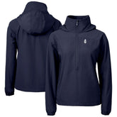 Chicago Cubs Cutter & Buck Women's Cooperstown Collection Charter Eco Recycled Half-Zip Anorak Jacket Navy