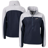 San Diego Padres Cutter & Buck Women's Cooperstown Collection Charter Eco Recycled Half-Zip Anorak Jacket Navy