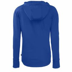 Texas Rangers Cutter & Buck Women's Cooperstown Collection Daybreak Eco Recycled Full-Zip Hoodie Jacket Royal