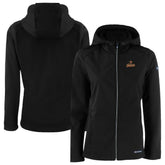 Houston Astros Cutter & Buck Women's Evoke Eco Softshell Recycled Full-Zip Jacket Black
