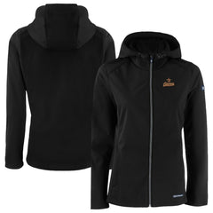 Houston Astros Cutter & Buck Women's Evoke Eco Softshell Recycled Full-Zip Jacket Black