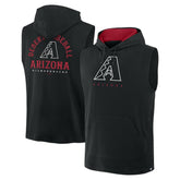 Arizona Diamondbacks Fire Speed Sleeveless Pullover Hoodie Black