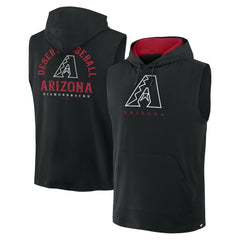 Arizona Diamondbacks Fire Speed Sleeveless Pullover Hoodie Black