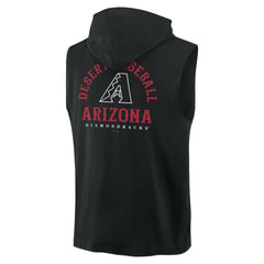 Arizona Diamondbacks Fire Speed Sleeveless Pullover Hoodie Black