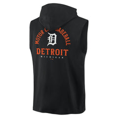 Detroit Tigers Fire Speed Sleeveless Pullover Hoodie Black
