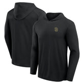 San Diego Padres Front Office Power Mono Long Sleeve Hoodie T-Shirt Black