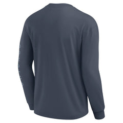 Chicago Cubs Elements Future Ground Tonal Info Long Sleeve T-Shirt Blue